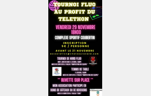 Tournoi hand'fluo Téléthon 2024